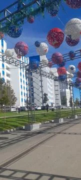Festive arch 스톡 사진