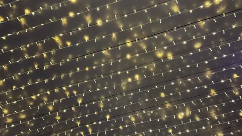 Festive backdrop with glowing decorations Stock Footage 321453921