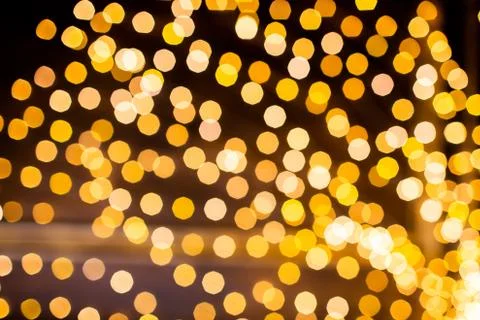 Festive background with bokeh lights. Christmas and New year. Abstract. Stock Photos