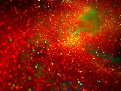 Festive background - bright blur with circle bokeh - abstract illustration Stock Illustration