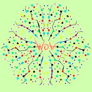 Festive background of colored elements. Stock Illustration