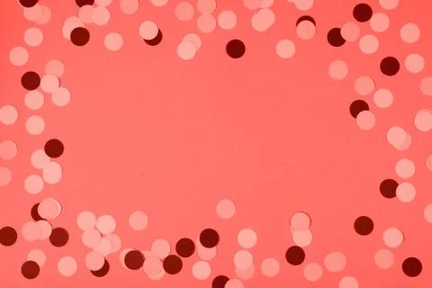 Festive background with confetti. Stock Photos