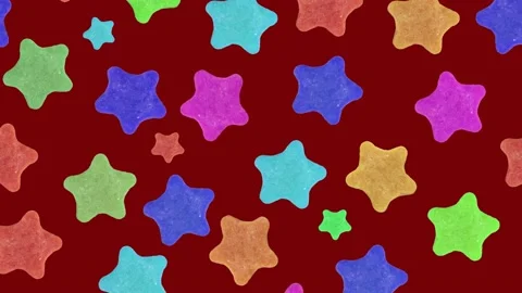 Festive background, falling colored star... | Stock Video | Pond5