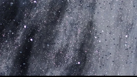 Festive background falling shimmer silver ink Stock Footage 257390483