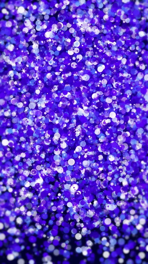 Festive background with falling shiny round confetti. Blue particles 스톡 동영상 292831275