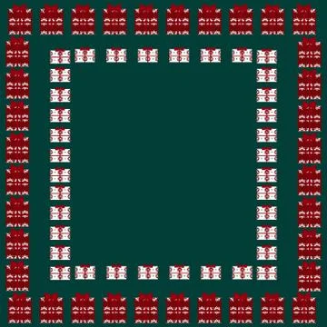 Festive background with gift box Stock Illustration