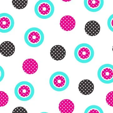 Festive Background in Memphis Style Stock Illustration