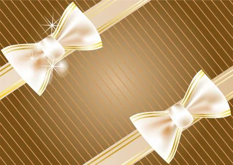 Festive background with ribbon Stock Illustration