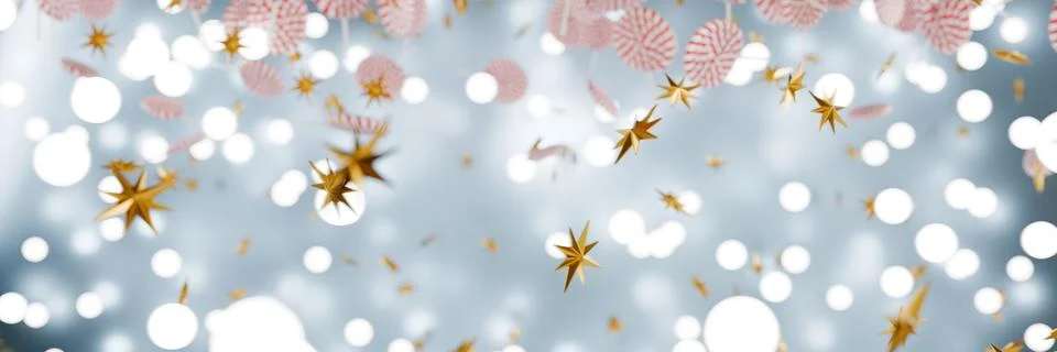 Festive background with sparkling elements Illustrazione stock