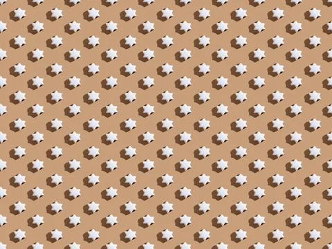 Festive bakery seamless pattern gingerbread pastry Stock Photos