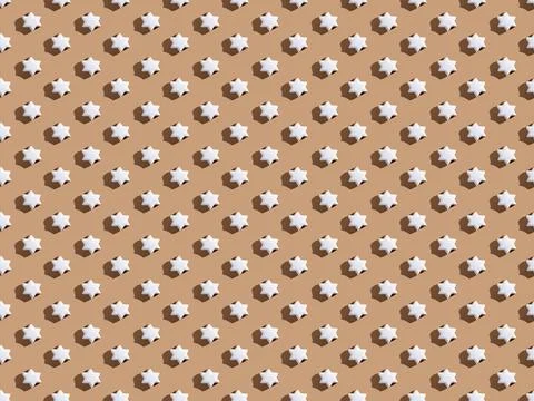 Festive bakery seamless pattern gingerbread pastry Stock Photos