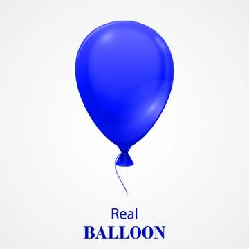 Festive Balloon isolated on white background. Stock Illustration