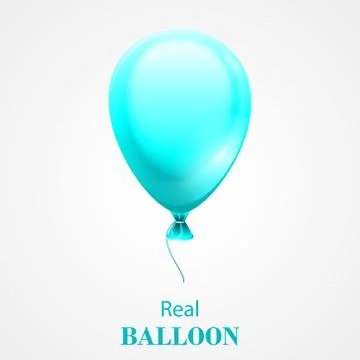 Festive Balloon isolated on white background. Stock Illustration
