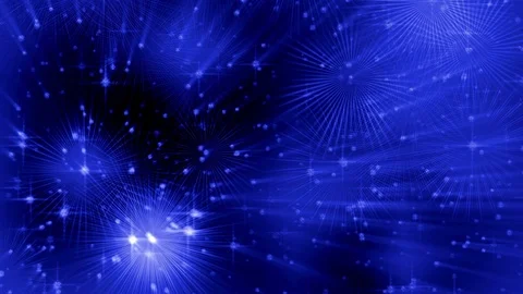 Festive blue abstract background with rays and dots of light, circular motion 動画素材 71062983