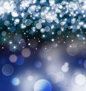 Festive blue light background Stock Illustration