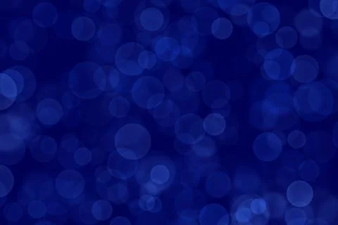 Festive blue luminous background. Bokeh blur background. Stock Illustration