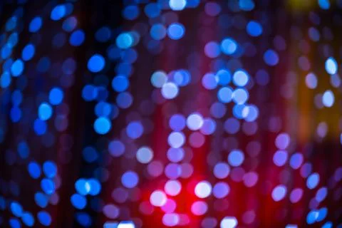 Festive bokeh background. Abstract twinkled bright background with blurred li Stock Photos