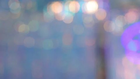 Festive bokeh. Background from bokeh blue, light blue. Stock Footage 142794436