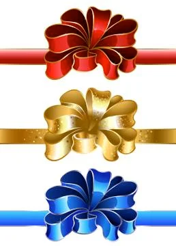 Festive bow Stock Illustration