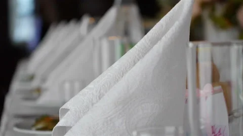 Festive buffet table Video stock 66275553