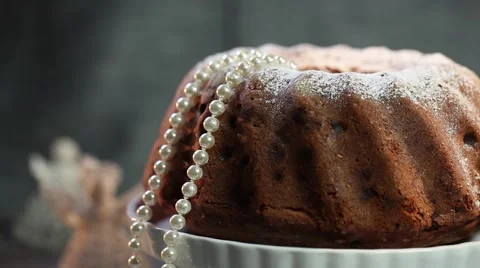 Festive cake Stock Footage 49313839