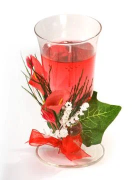 Festive candle Stock Photos