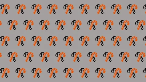 Festive Candy Cane Pattern for Holiday Backgrounds and Designs. Video stock 325375747