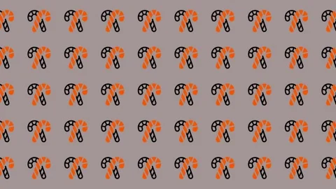 Festive Candy Cane Pattern - A Sweet Holiday Background. Stock Footage 325375719