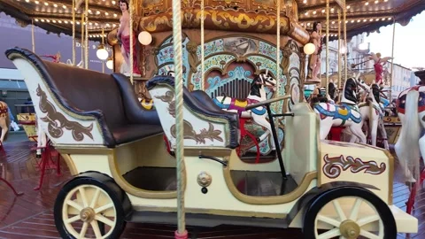 Festive Carousel with Lights and Decorations 動画素材 326504144