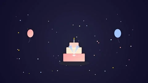 Festive Celebration Scene with Tiered Cake Clinking Champagne Glasses and F.. Stock-Footage 346130477