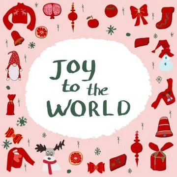 Festive character illustration with a note. Stock Illustration