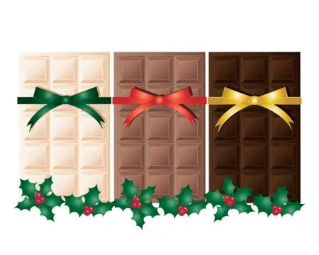Festive chocolate Stock Illustration