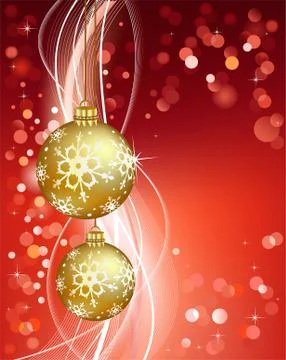 Festive Christmas background. Stock Illustration