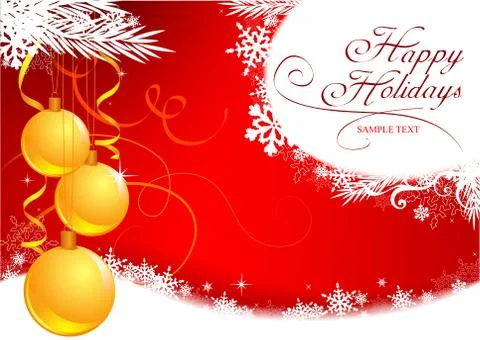 Festive Christmas background. Stock Illustration