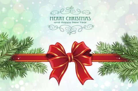 Festive Christmas background Stock Illustration