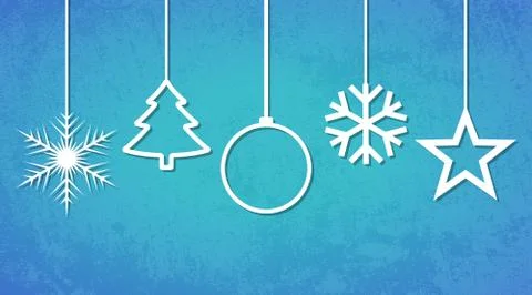 Festive Christmas background. Vector illustration Stock Illustration