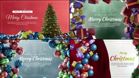 Festive Christmas Greetings Pack Stock After Effects