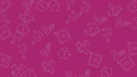 Festive Christmas Pattern on Purple Background for Holiday Designs. Stock Footage 321850697