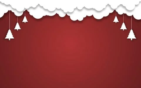 Festive christmas presents border background paper for holiday designs Stock Illustration