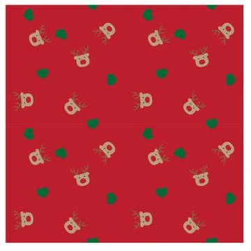 Festive Christmas seamless pattern/print background in vector Stock Illustration