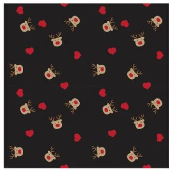 Festive Christmas seamless pattern/print background in vector Stock Illustration