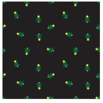 Festive Christmas seamless pattern/print background in vector Stock Illustration