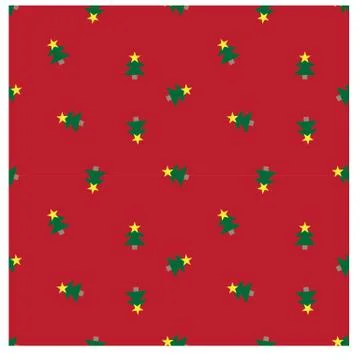 Festive Christmas seamless pattern/print background in vector Stock Illustration