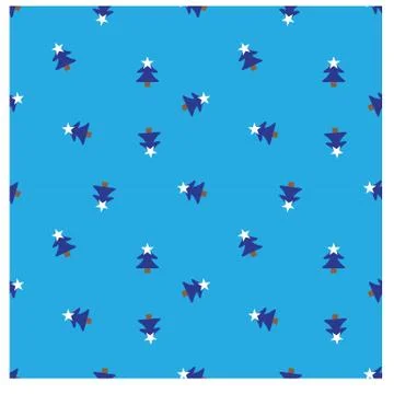 Festive Christmas seamless pattern/print background in vector Illustrazione stock