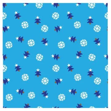 Festive Christmas seamless pattern/print background in vector Stock Illustration