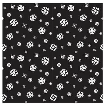 Festive Christmas seamless pattern/print background in vector Stock Illustration