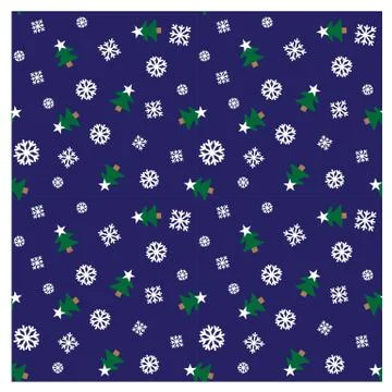 Festive Christmas seamless pattern/print background in vector Illustrazione stock