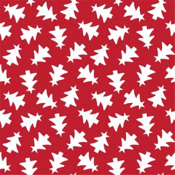 Festive Christmas seamless pattern/print background in vector Stock Illustration