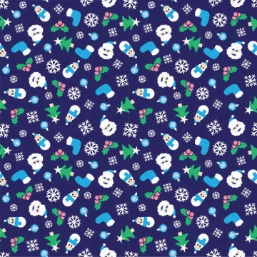 Festive Christmas seamless pattern/print background in vector Stock Illustration