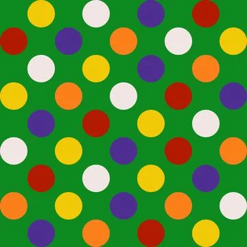 Festive circle pattern for Christmas and New Year designs, ideal for textiles Stock Illustration